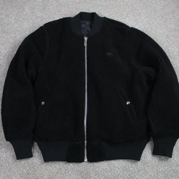 Adidas x Alexander Wang Jacket Men's M Black L/S Reversible "Packaging Paper" - Picture 7 of 13